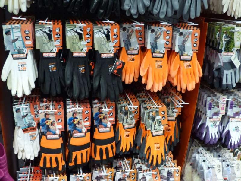 Vêtements de travail - gants de protection